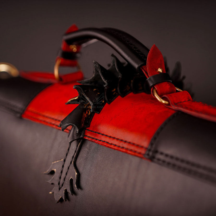 Leather Draco Nightmare Briefcase - Dragon Bag PDF Pattern