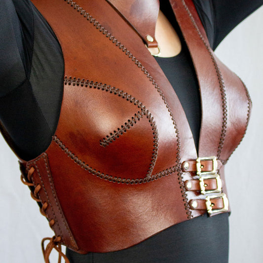 Leather 'Freyja' Vest Cuirass Pattern PDF